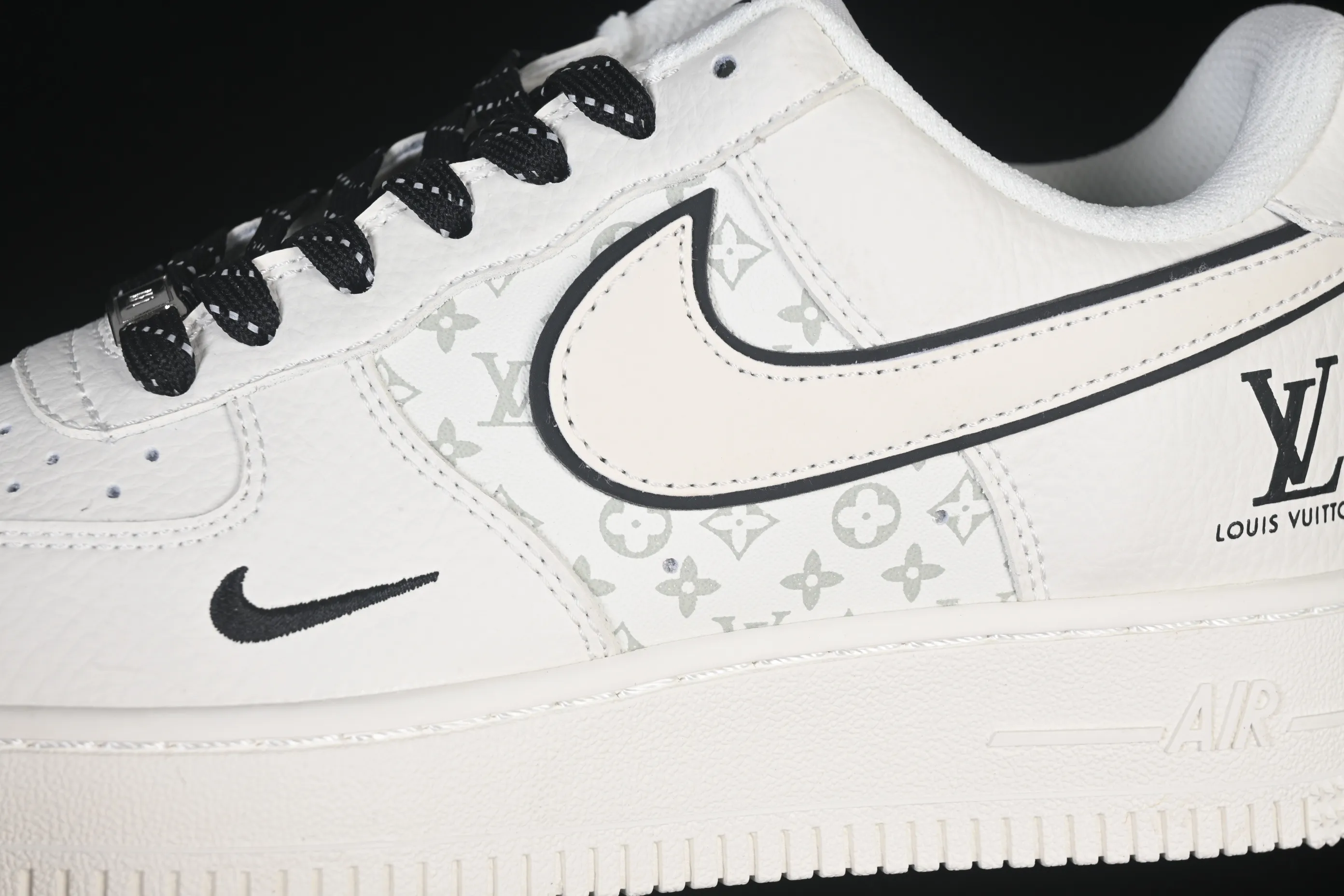 All categories Nk Air Force 1 Air Force series Nk Air Force 1 Low Air Force low-top Nike Air Force 1'07 Low LV joint off-white small black hook Air Force 1 low-top casual sneakers CS5288-035